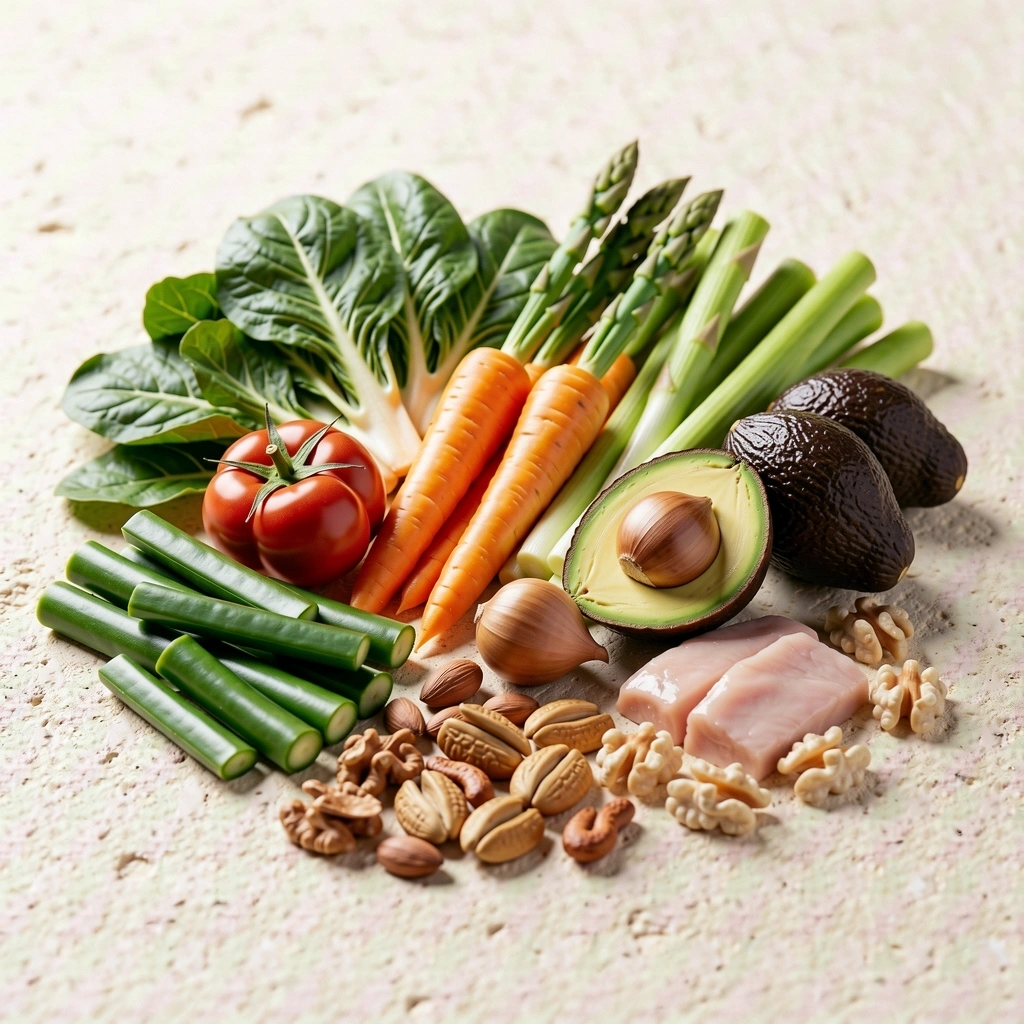 Frische gesunde Lebensmittel